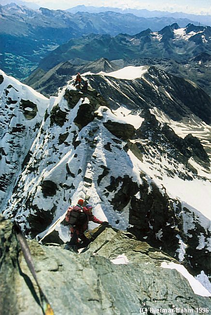 Im Abstieg vom Grossglockner