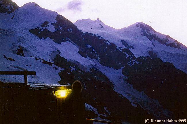 Abends an der Sella-Hütte