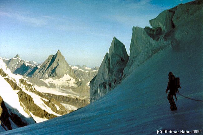 Beim Abstieg nach Zermatt