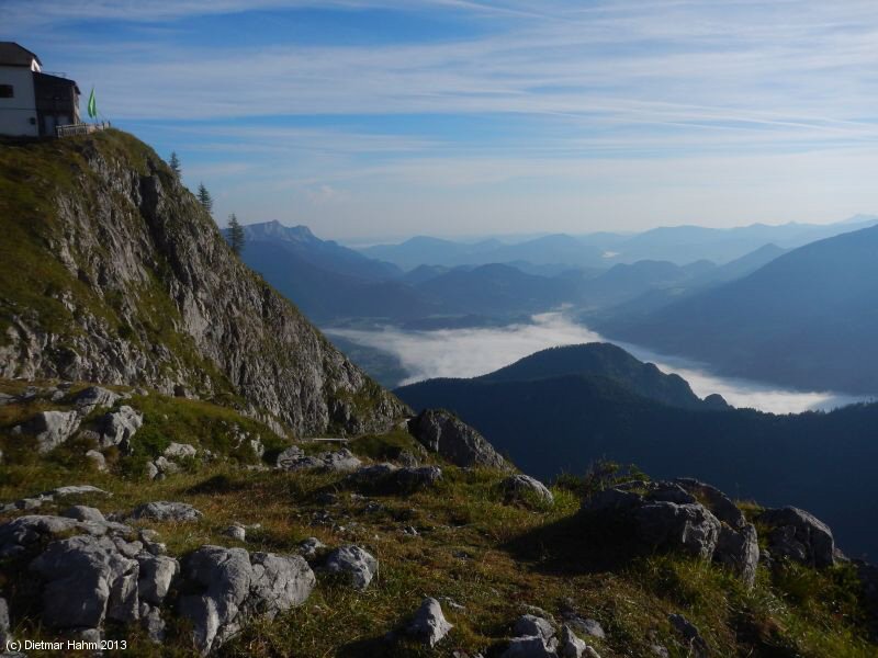 Ankunft am Watzmannhaus