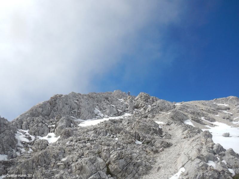 Wolken am Ausstieg