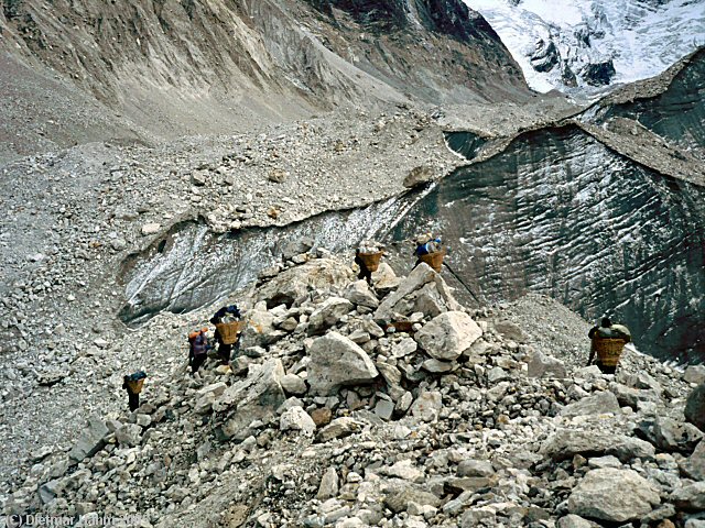 auf dem Gletscher