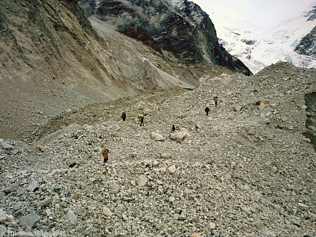 auf dem Gletscher