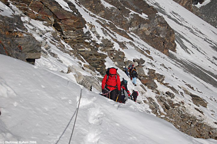 Querung im Schnee